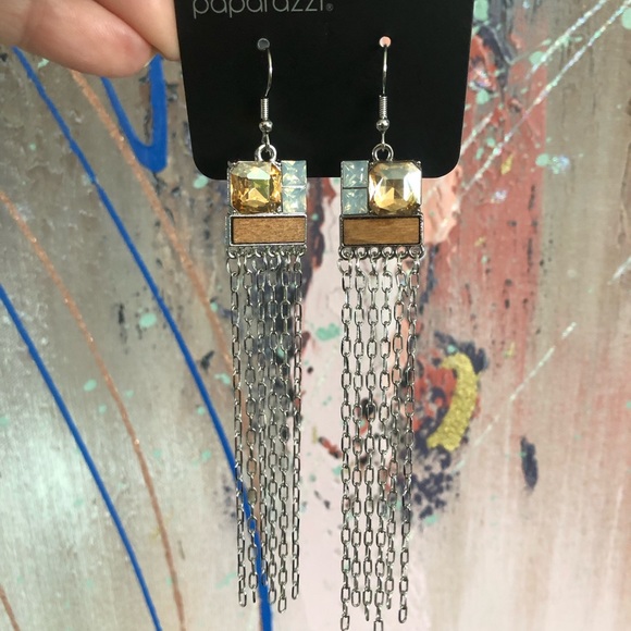 Paparazzi Jewelry - Thrift Shop Shimmer Multi Earrings